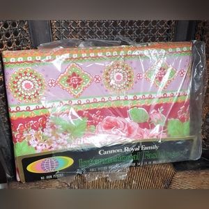 Vintage Cannon Windsor Park Full Fitted Sheet NOS